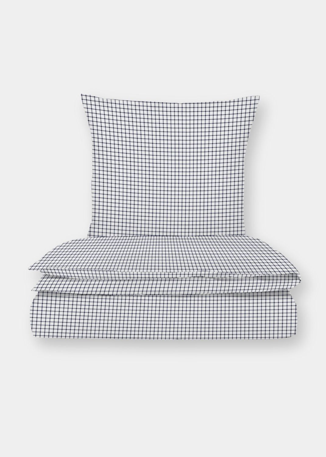 Sekan Studio Gingham sengesæt - Antracit