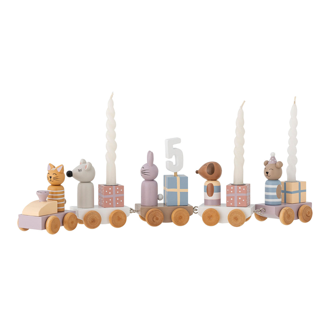 Bloomingville MINI Junaid Fødselsdagsdekoration, Rosa, FSC®100%, MDF