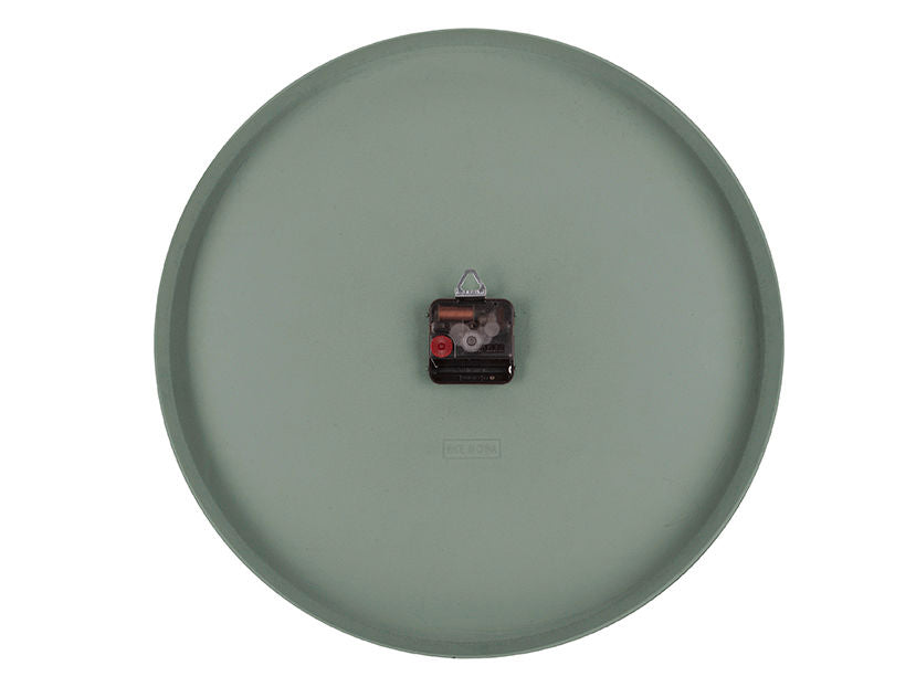 Karlsson Wall clock On The Edge jungle green, chrome hands