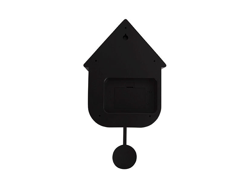 Karlsson Wall clock Modern Cuckoo ABS black