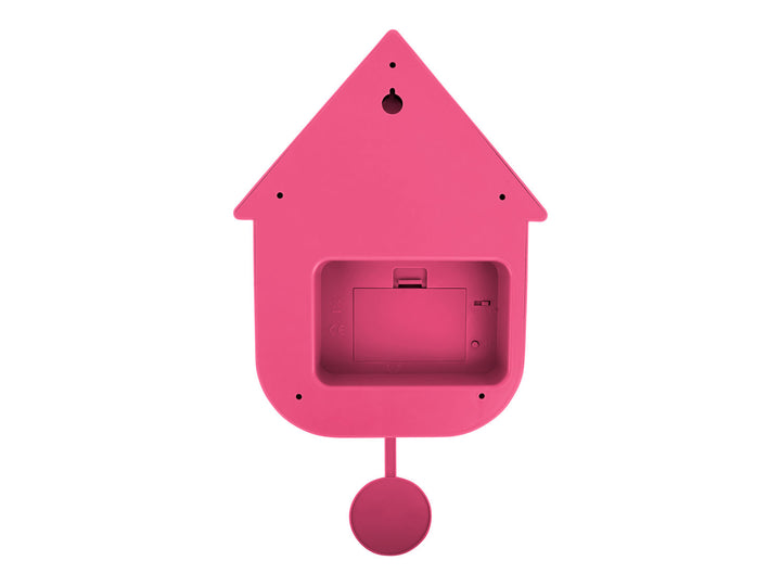 Karlsson Wall clock Modern Cuckoo ABS bright pink