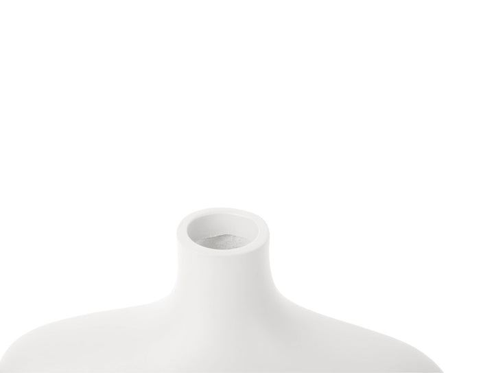present time Vase Organic Curves small polyresin white