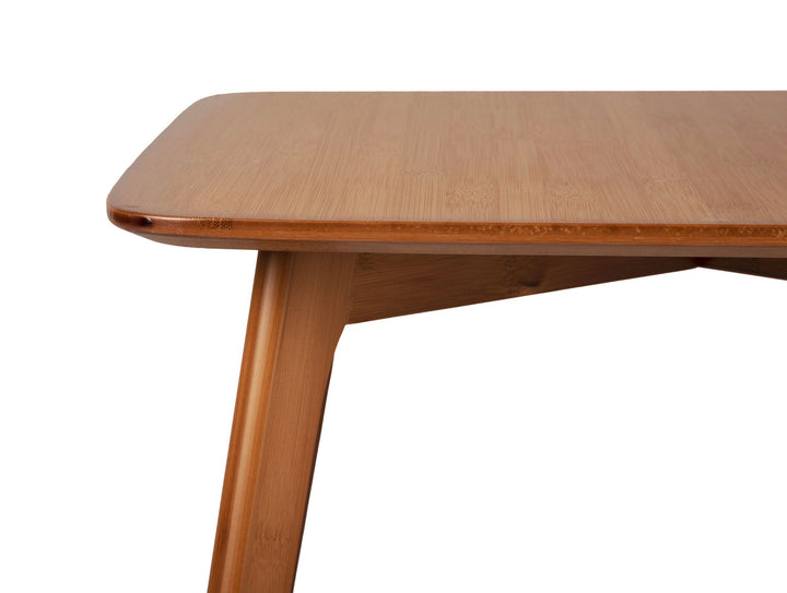 Leitmotiv Side table Bamboo square dark oiled