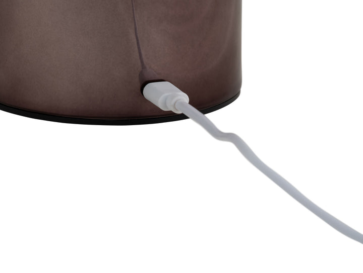 Leitmotiv Table lamp Impetu LED gun metal plated