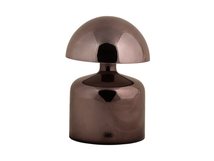Leitmotiv Table lamp Impetu LED gun metal plated