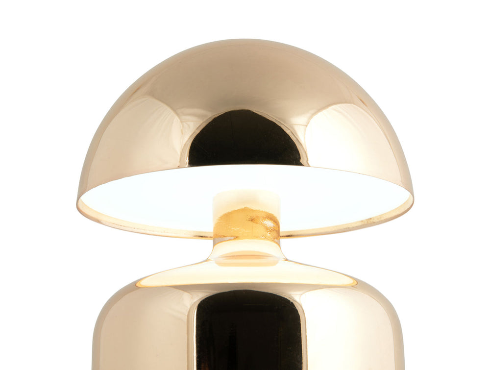 Leitmotiv Table lamp Impetu LED gold plated