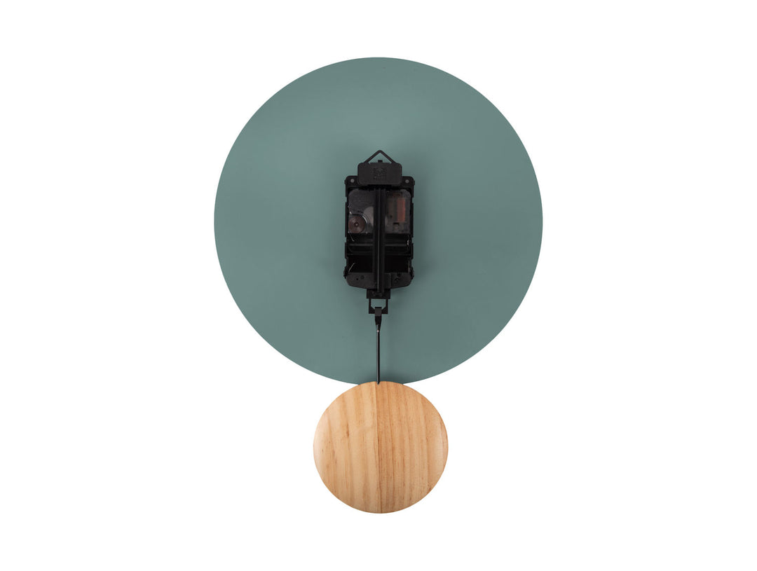 Karlsson Wall clock Arlo pendulum matt jungle green