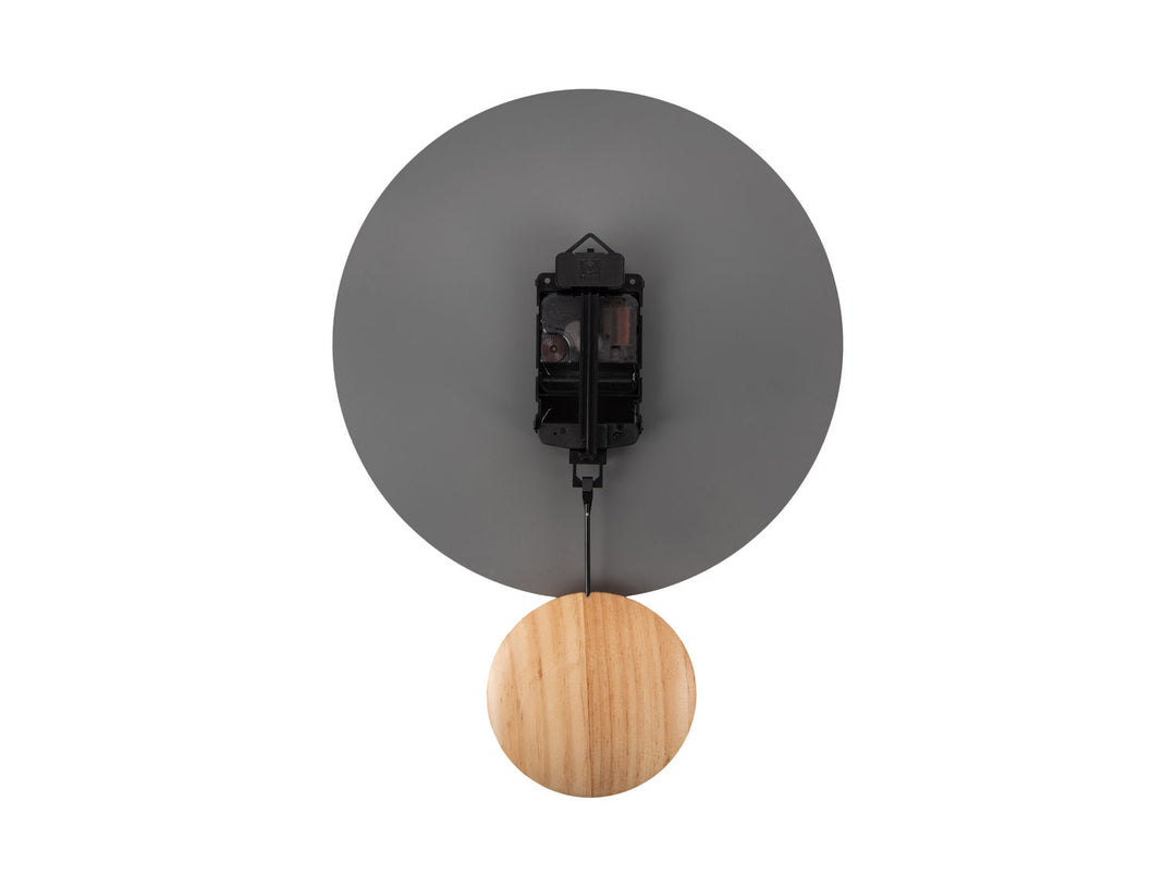 Karlsson Wall clock Arlo pendulum matt dark grey