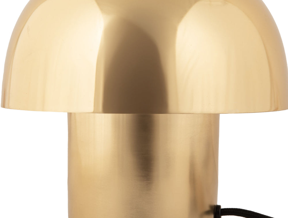 Leitmotiv Table lamp Fat Mushroom Mini gold plated