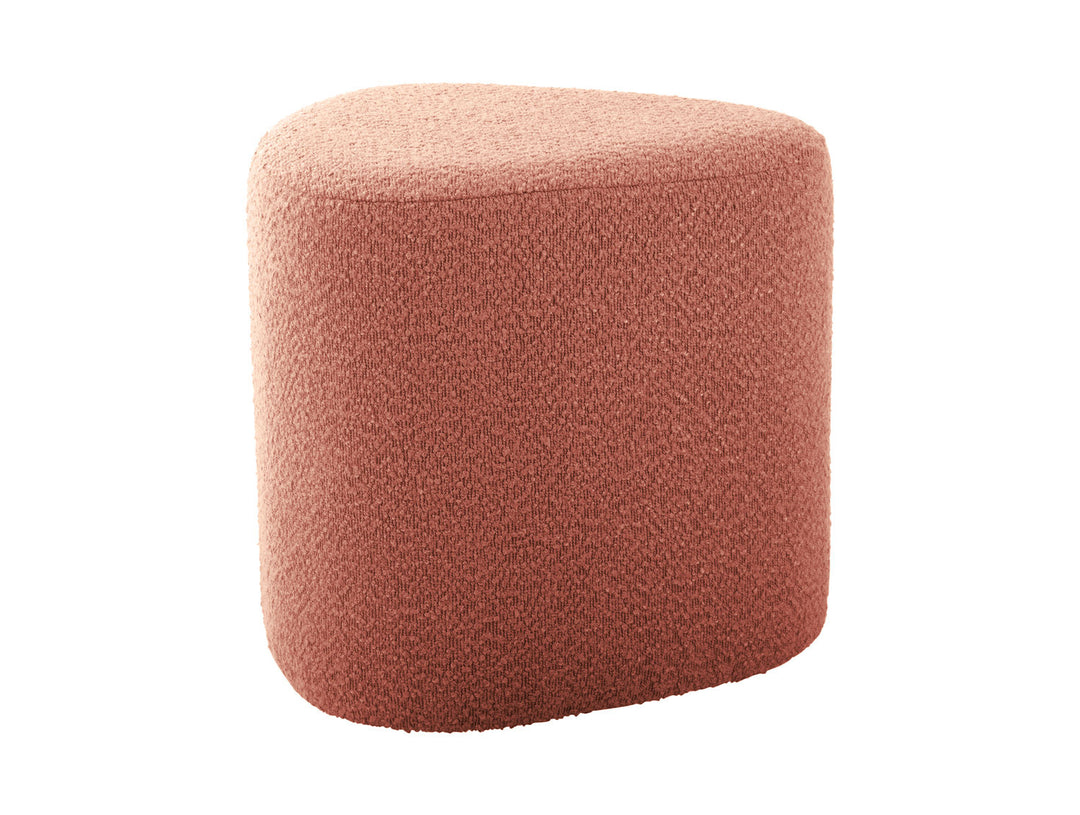 Leitmotiv Pouf Ada organic bouclé faded pink