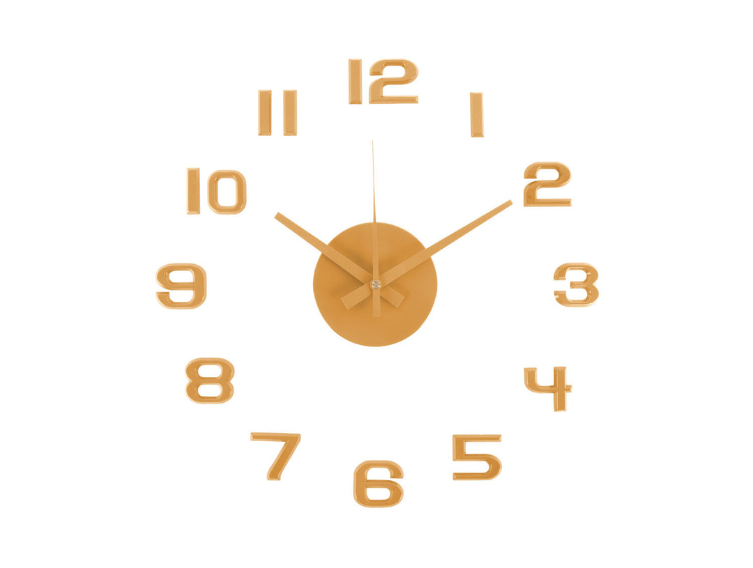 Karlsson Wall clock DIY Sunset Numbers ochre yellow