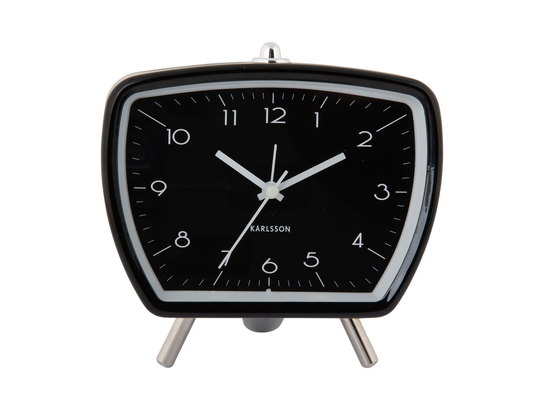 Karlsson Alarm clock Candy Circus Retro black