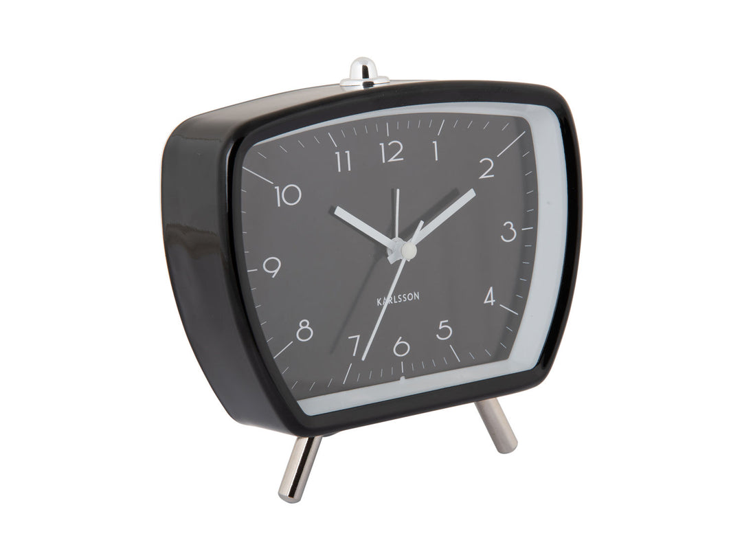 Karlsson Alarm clock Candy Circus Retro black