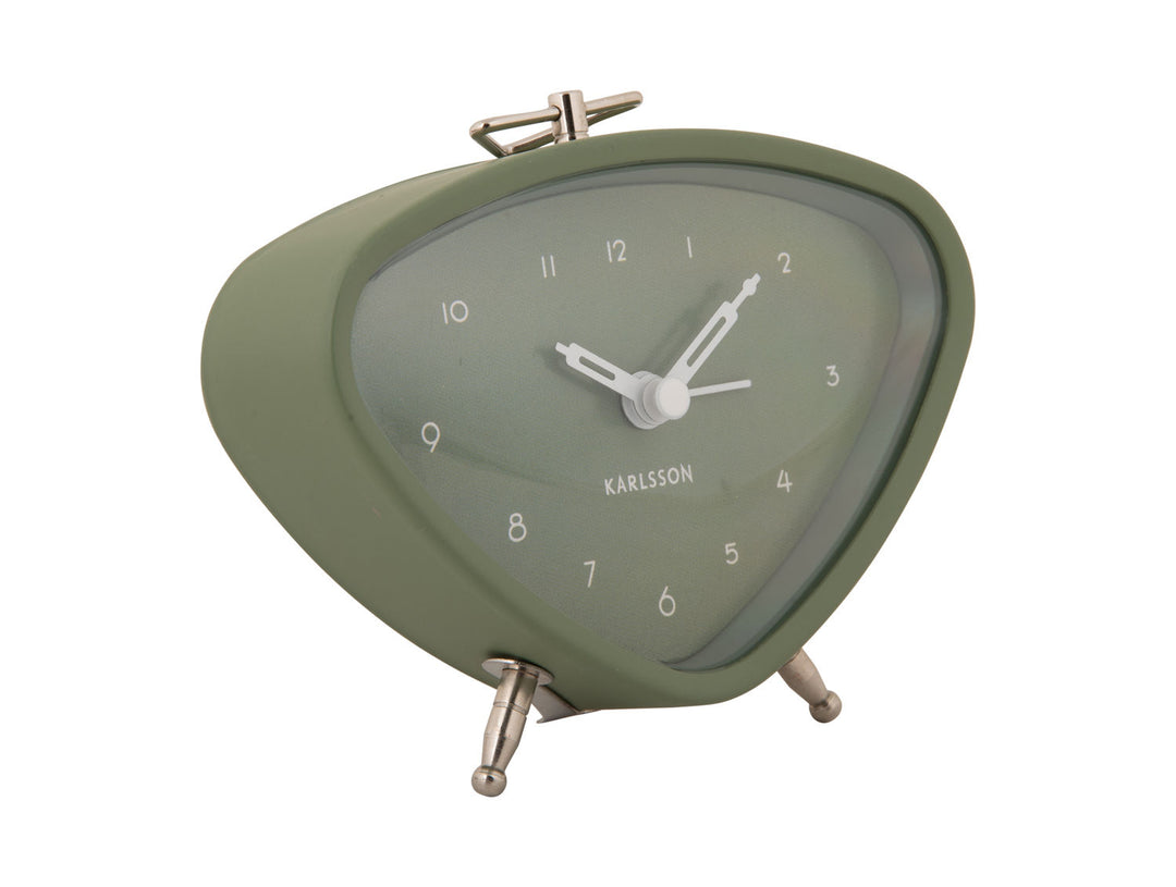 Karlsson Alarm clock Triangle jungle green