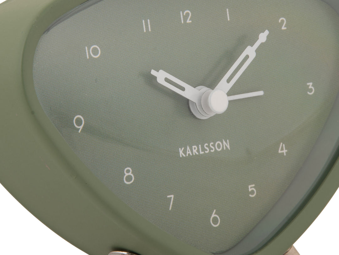 Karlsson Alarm clock Triangle jungle green