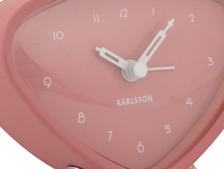 Karlsson Alarm clock Triangle faded pink