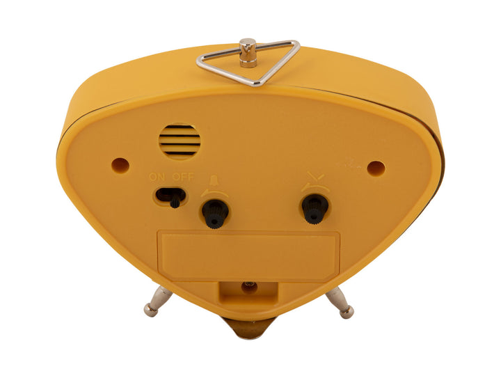 Karlsson Alarm clock Triangle ochre yellow