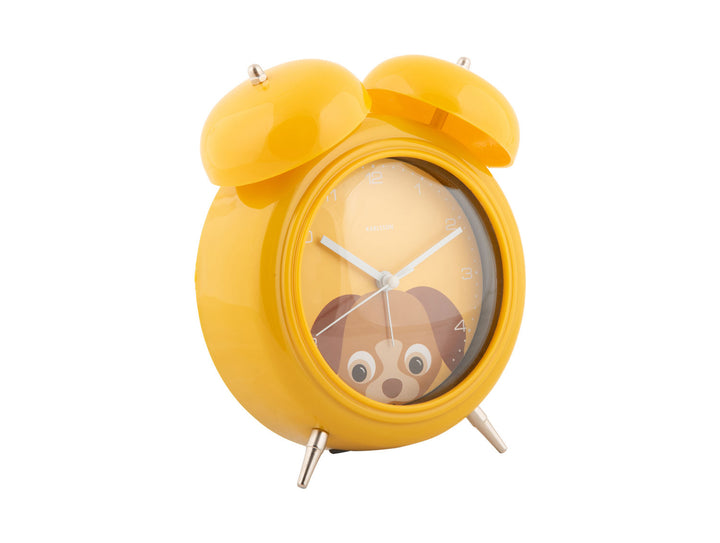 Karlsson Alarm clock Peekaboo Dog yellow