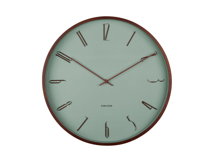 Karlsson Wall clock Scandia grayed jade