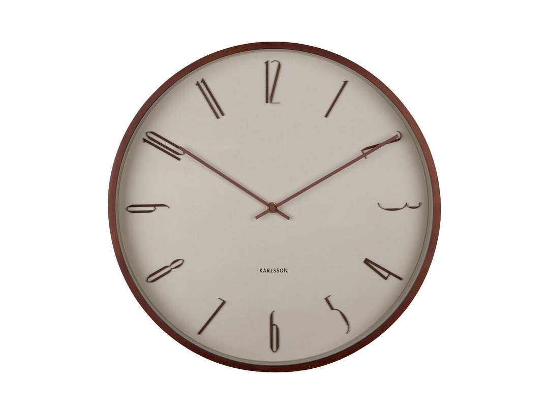 Karlsson Wall clock Scandia warm grey