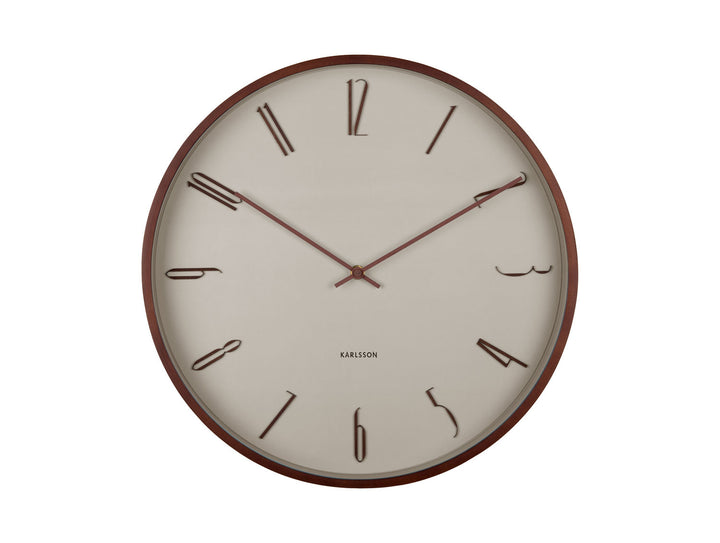 Karlsson Wall clock Scandia warm grey