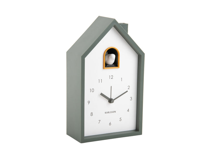 Karlsson Alarm clock Modern Cuckoo jungle green