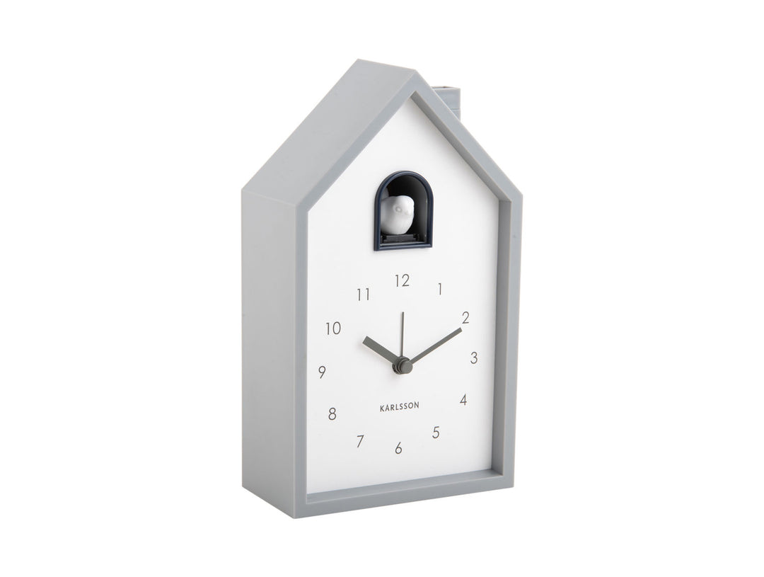 Karlsson Alarm clock Modern Cuckoo mouse grey