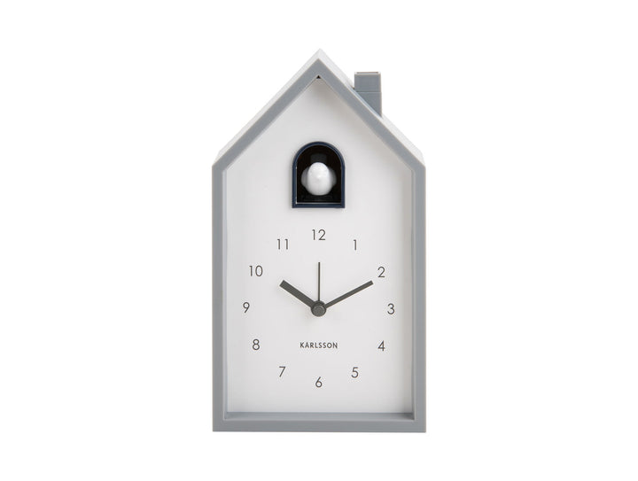 Karlsson Alarm clock Modern Cuckoo mouse grey