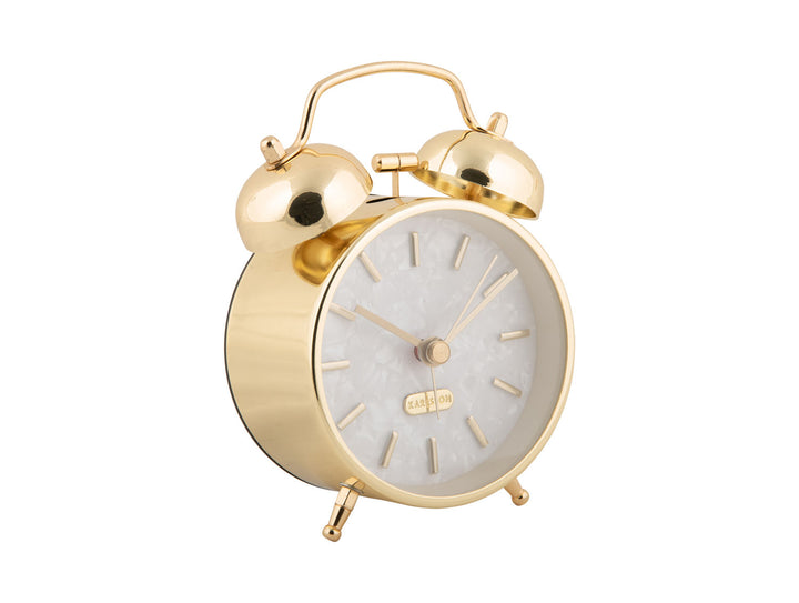 Karlsson Alarm clock Pearl Glow gold plated