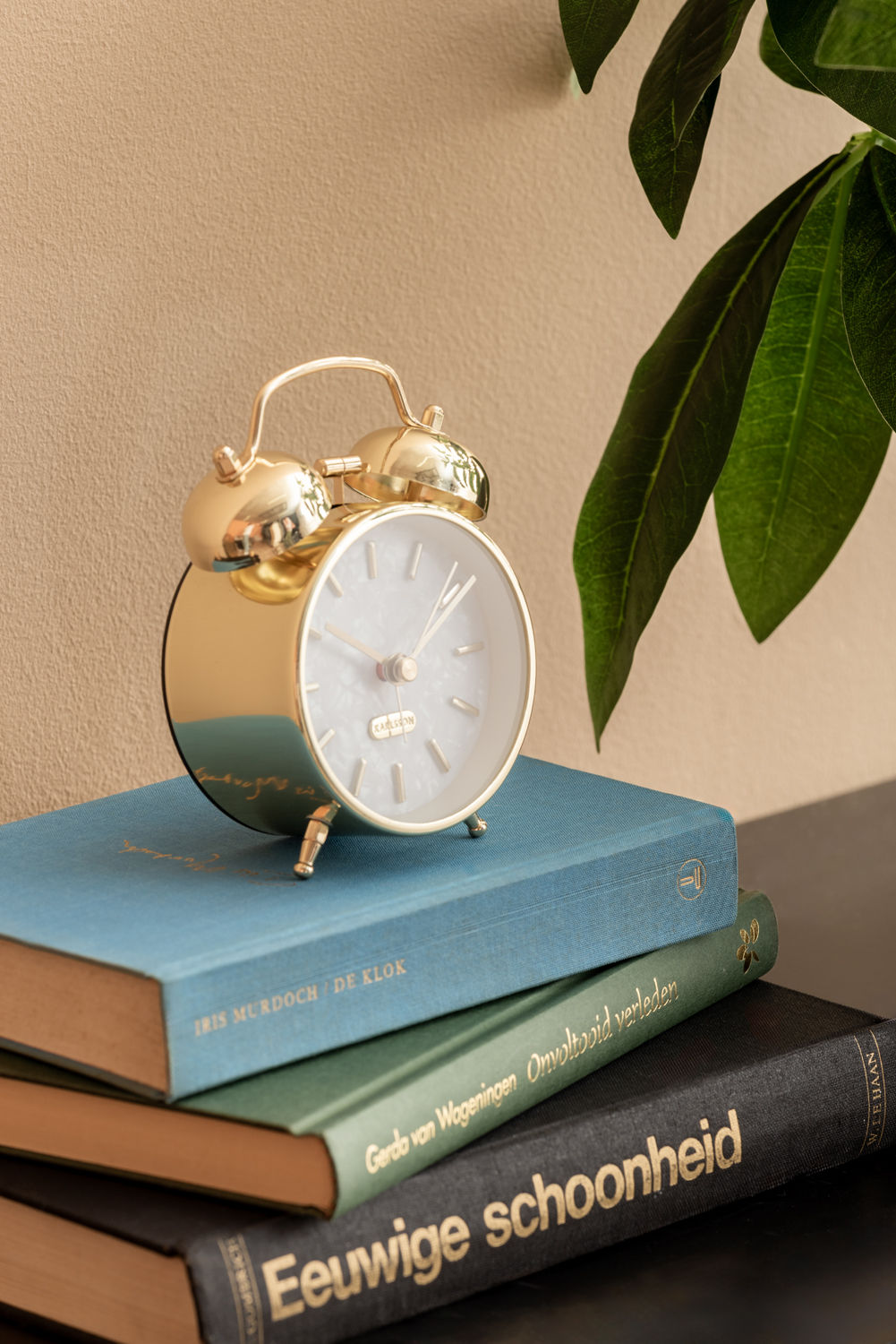 Karlsson Alarm clock Pearl Glow gold plated