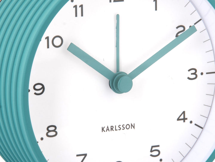 Karlsson Alarm clock Circus Rings turquoise blue