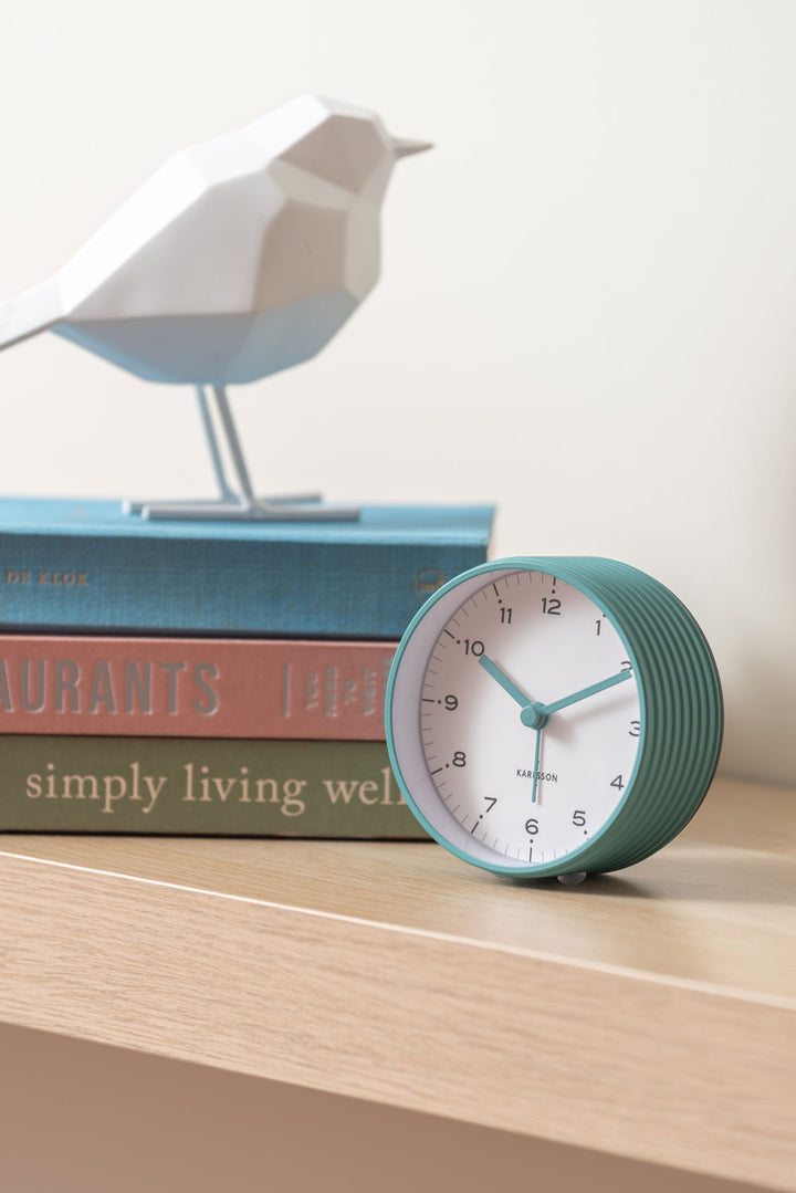 Karlsson Alarm clock Circus Rings turquoise blue