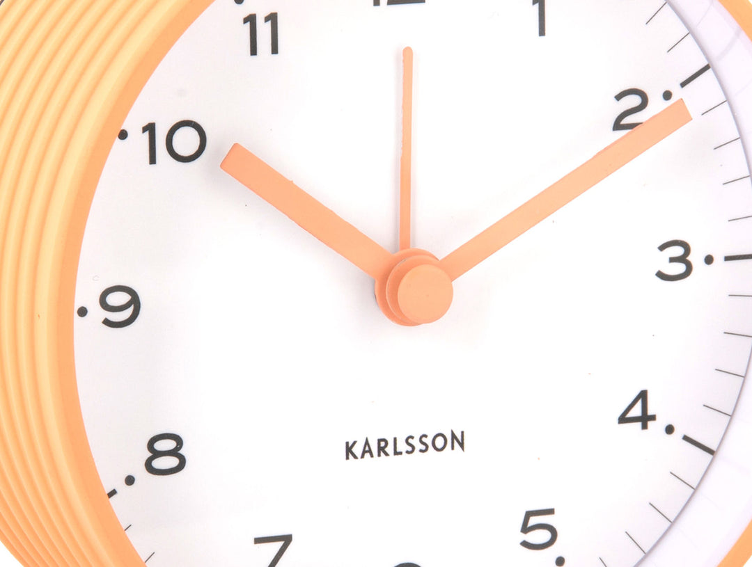 Karlsson Alarm clock Circus Rings peach orange