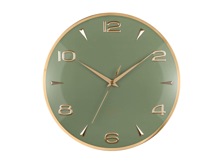 Karlsson Wall clock Sienna Glow jungle green