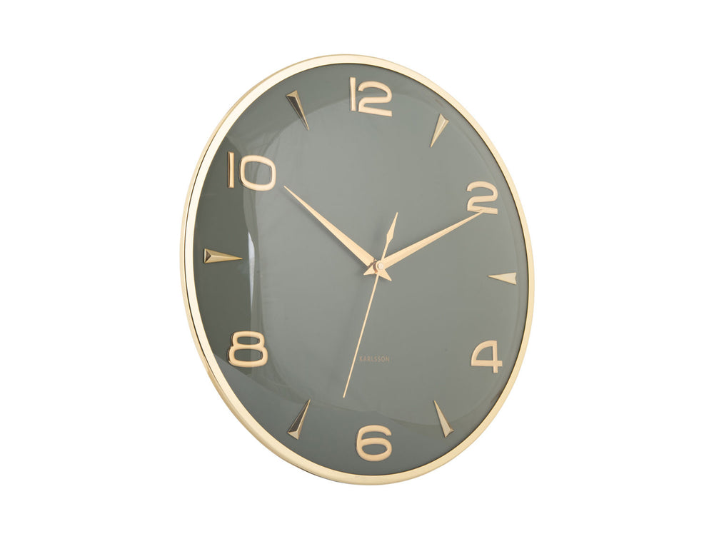 Karlsson Wall clock Sienna Glow jungle green