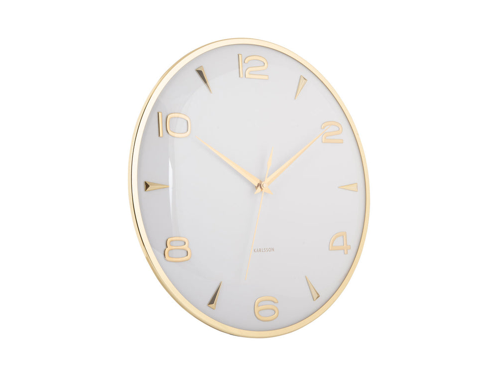 Karlsson Wall clock Sienna Glow white