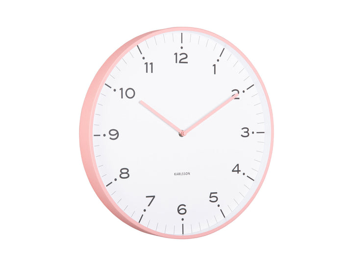 Karlsson Wall clock Circus Rings flamingo pink