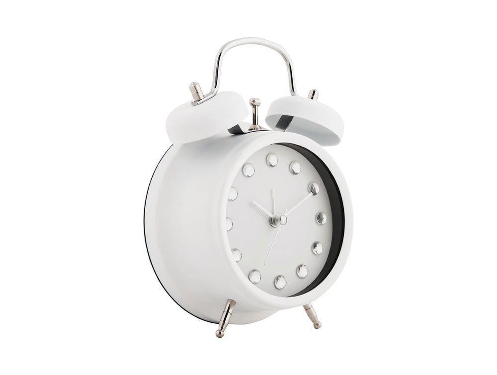 Karlsson Alarm clock Glam Diamonds white