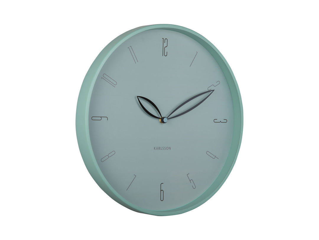 Karlsson Wall clock Petals misty blue