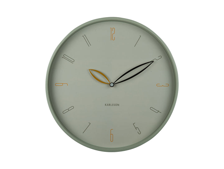 Karlsson Wall clock Petals grayed jade