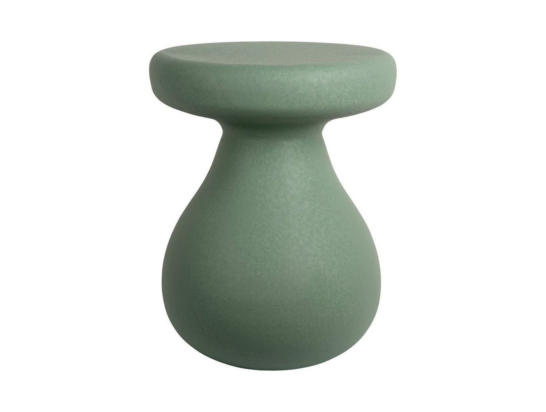 Leitmotiv Stool Boaz iron textured jungle green