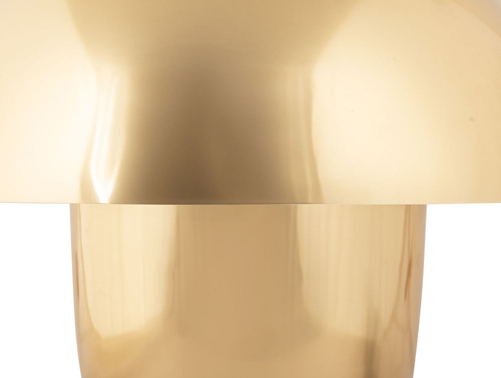 Leitmotiv Table lamp Fat Mushroom large gold plated