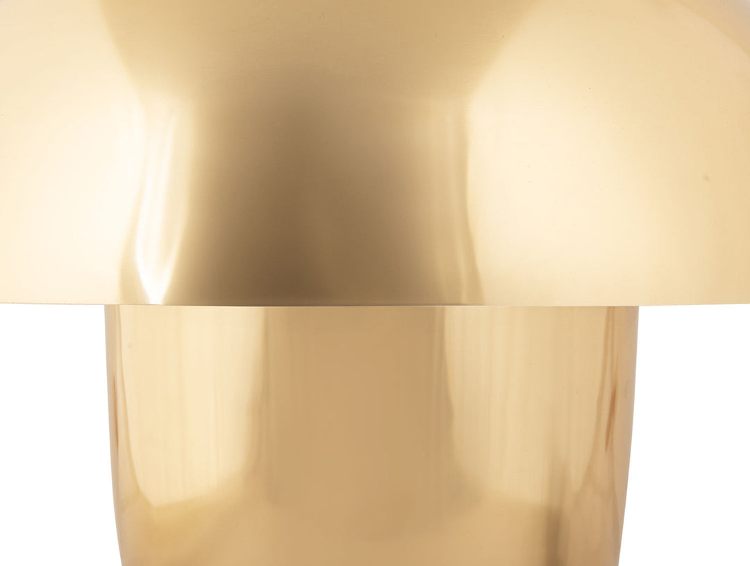 Leitmotiv Table lamp Fat Mushroom large gold plated