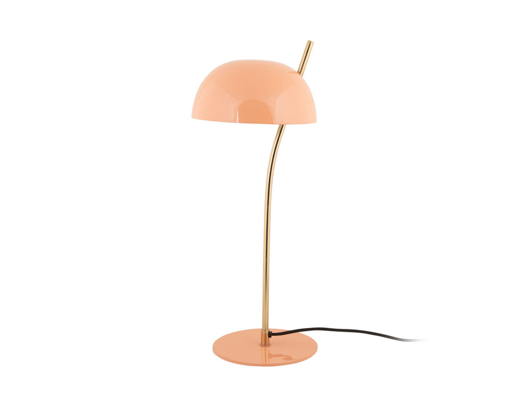 Leitmotiv Table lamp Vivo enamel peach orange