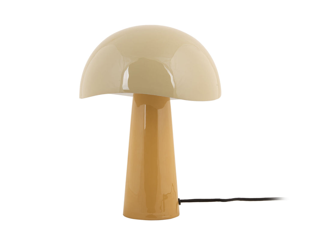 Leitmotiv Table lamp Grato enamel honey yellow w. soft yellow