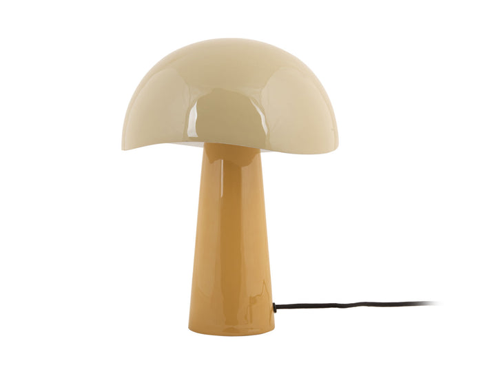 Leitmotiv Table lamp Grato enamel honey yellow w. soft yellow