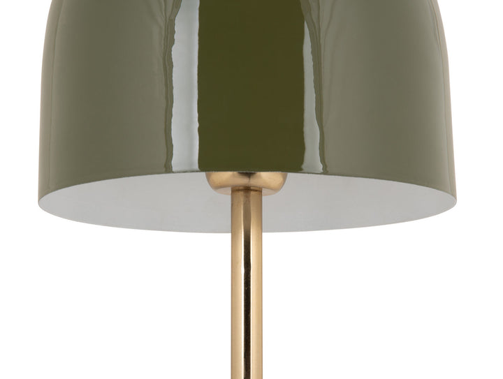 Leitmotiv Table lamp Manta enamel jungle green