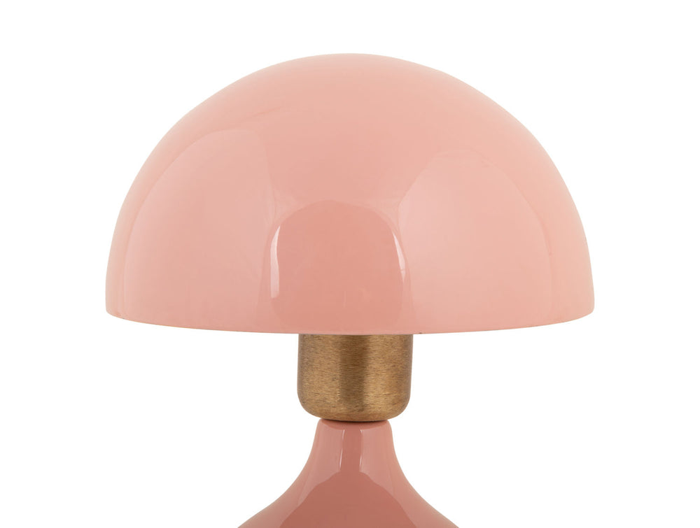 Leitmotiv Table lamp Binc enamel flamingo pink