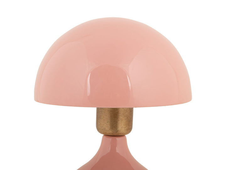 Leitmotiv Table lamp Binc enamel flamingo pink