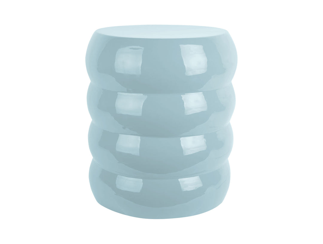 Leitmotiv Stool Jill enamel misty blue